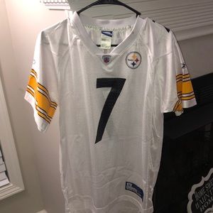 Reebok screen printed Ben Roetglisberger Steelers jersey